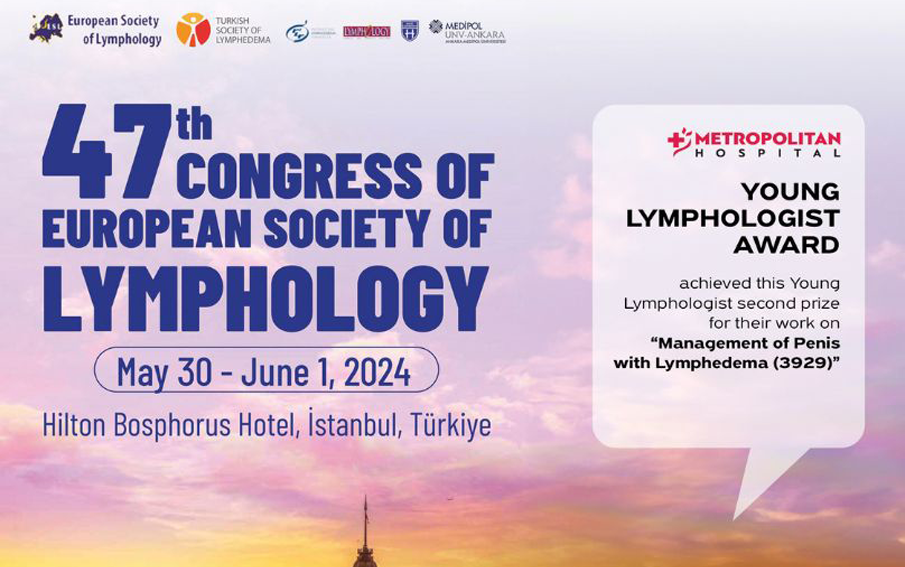 Νέα Ευρωπαϊκή Διάκριση του Metropolitan Hospital και του Κέντρου Θεραπείας Λεμφοιδήματος